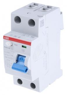 Выключатель дифференциального тока (УЗО) АВВ F202 1P+N 16А 10мА тип АС 2CSF202001R0160