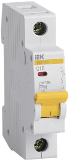 MVA20-1-016-C ИЭК (IEK) Автоматический выключатель ВА 47-29 1P 16A х-ка C фото