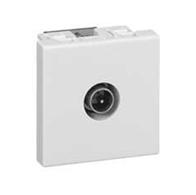 74382 Legrand Mosaic Розетка телевизионная TV 2 модуля фото