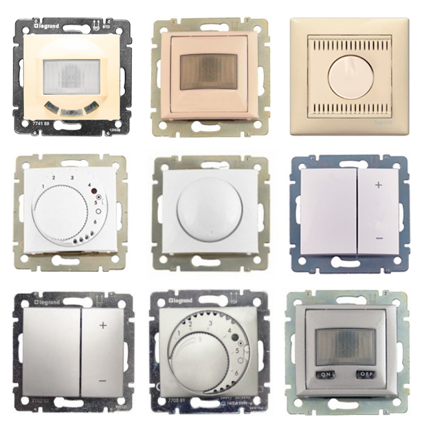 Розетки выключатели