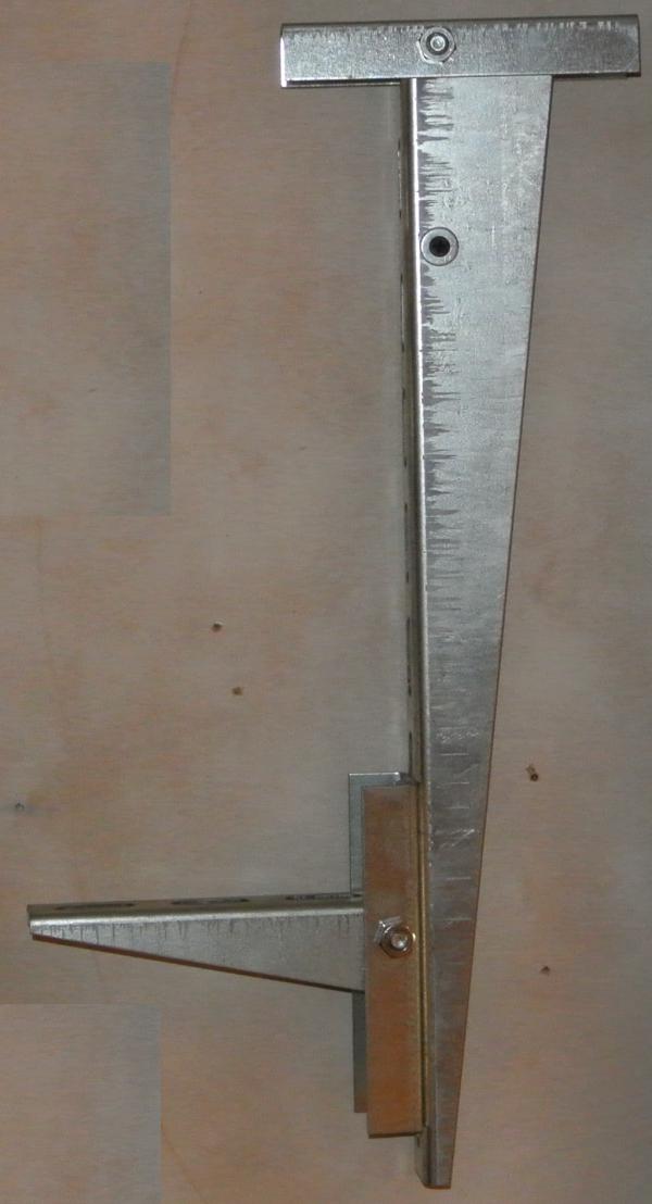 Кронштейн потолочный 80-200 200 мм фото