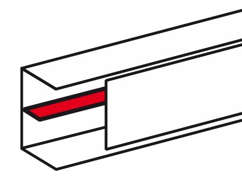 010582 Legrand Разделительная перегородка, для кабель-каналов DLP 50х80/105/150, 2м, белый фото