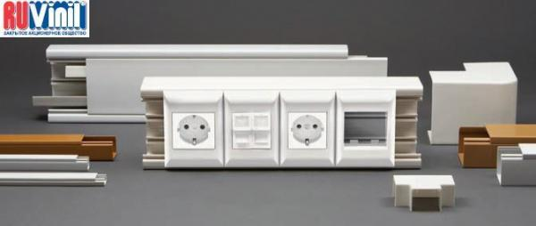 РКК-16х16 Кабель-канал "РУВИНИЛ" 16х16х2000мм белый (двойной замок), упаковка 100 м фото