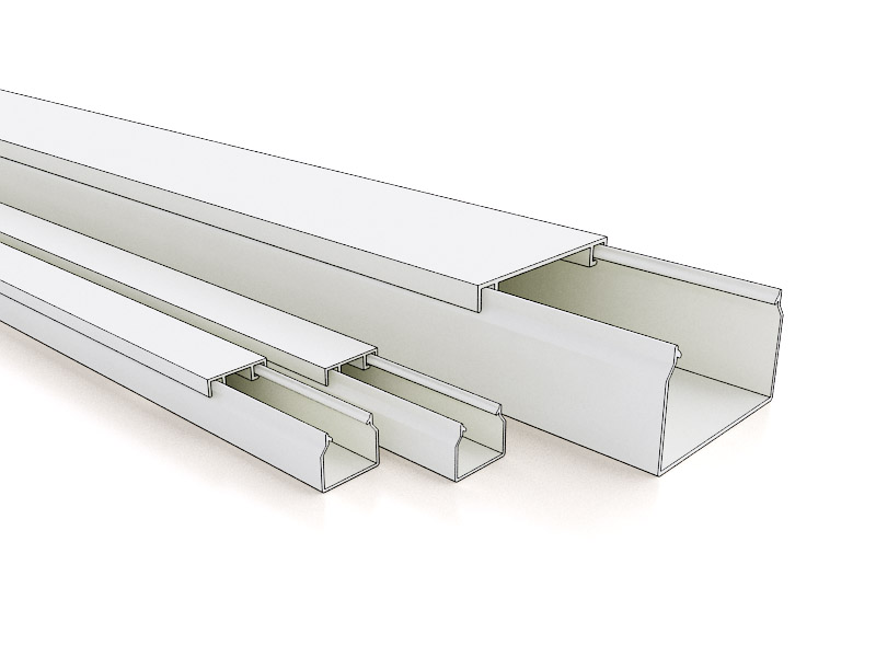 РКК-40х16 Кабель-канал "РУВИНИЛ" 40х16х2000мм белый (двойной замок), упаковка 40 м фото