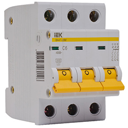 Автоматические выключатели 3-полюсные