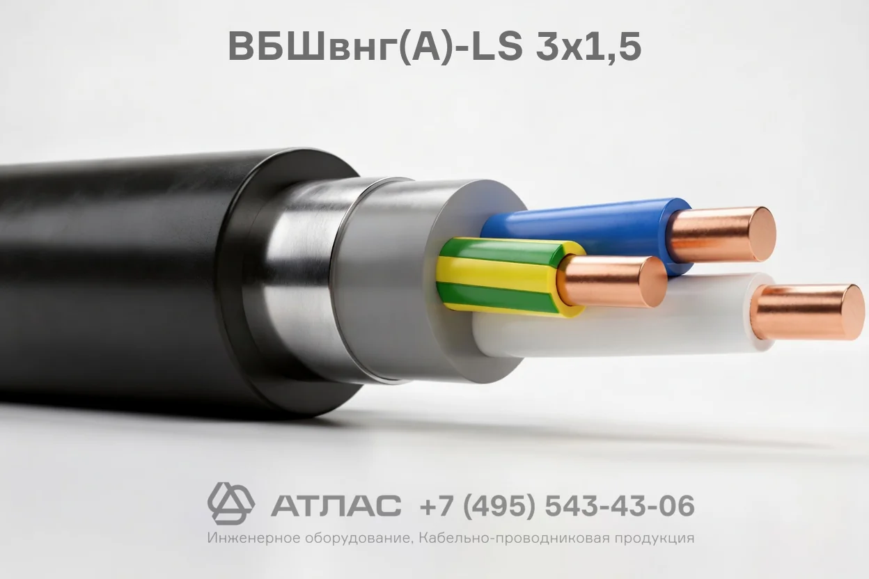 ВБШвнг(А)-LS 3х1,5 фото