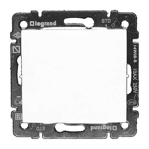 Выключатель одноклавишный - Valena - 10 A - 250 В~ - белый - арт. 774401 фото