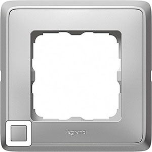 773671 Legrand Cariva Рамка 1 пост алюминий фото