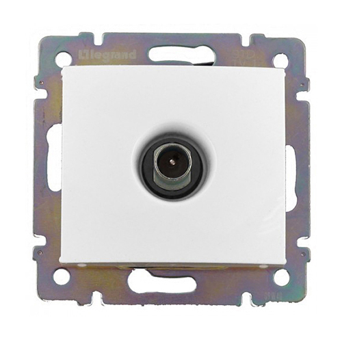 ТВ розетка - Valena - оконечная - 10 дБ - 2400 МГц - белый - арт. 774430 фото