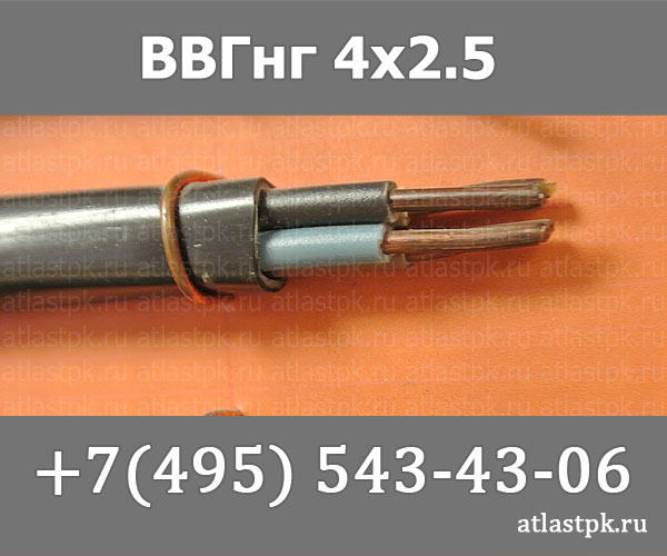ВВГнг(А) 4 х 2,5 фото