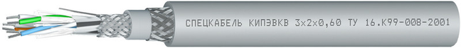 КИПЭВКВ 1х2х0,6 Спецкабель фото