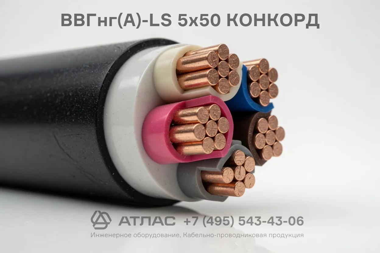 ВВГнг(А)-LS 5х50 КОНКОРД фото