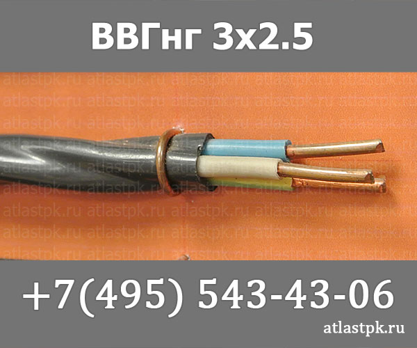 ВВГнг(А) 3 х 2,5 фото