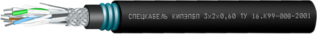 КИПЭПБП 1х2х0,6 Спецкабель фото