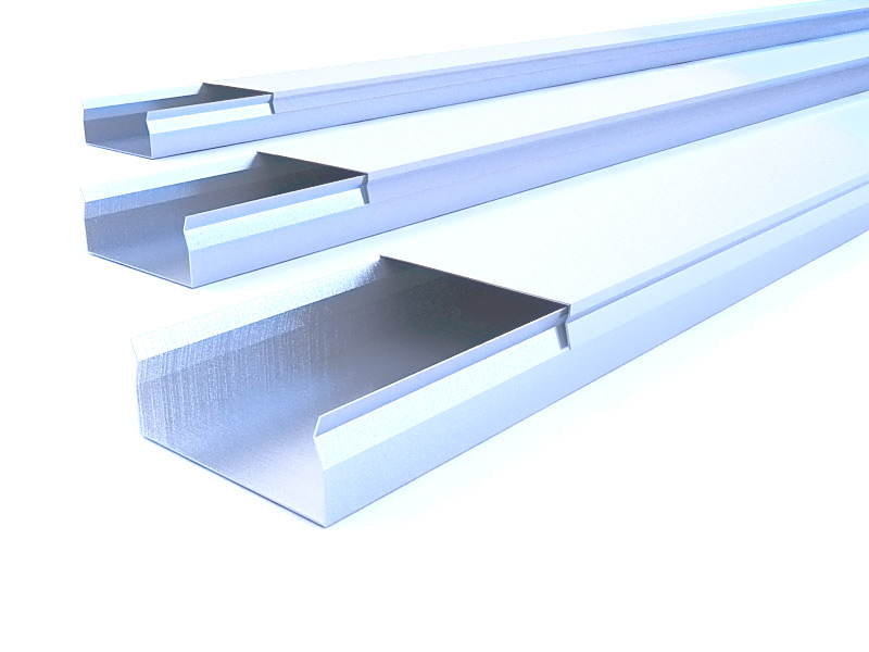 Лоток неперф. оцинк.  300х150, длина 2 м фото