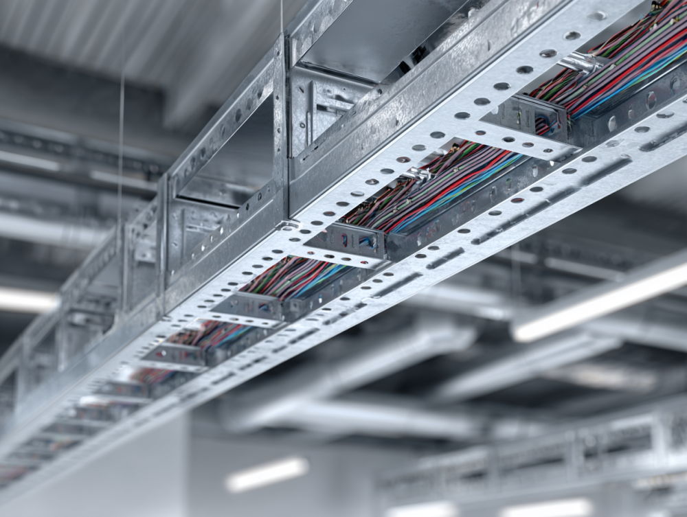 Металлические кабельные лотки