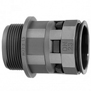 Муфта труба-коробка DN 12 мм, М20х1,5, полиамид, цвет черный (упак. 20шт) ( DKC код: PAM12M20N ) фото
