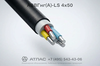 Кабель АВВГнг(А)-LS 4х50