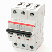 Автоматический выключатель ABB S203 3-полюсный 100А (тип С) 6kA 2CDS253001R0824 фото