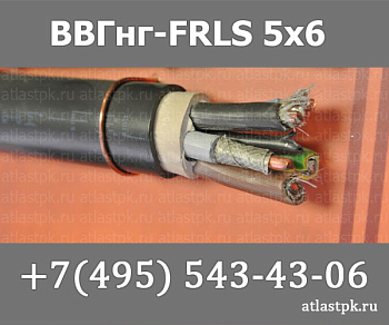 ВВГнг(А)-FRLS 5х6 фото