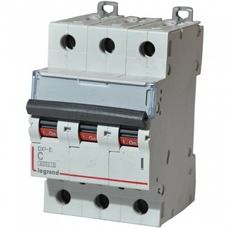 Автоматический выключатель DX³-E 6000 - 6 кА - 3-полюсный - 16А - тип C - арт. 407291 фото