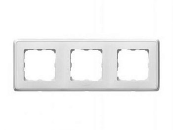773653 Legrand Cariva Рамка 3 поста Белая фото
