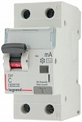 Автоматический выключатель дифференциального тока DX³ 6000 1П+Н - 230 В~ - 25 А - тип AС - 30 мА - 2 модуля - арт. 411004 фото