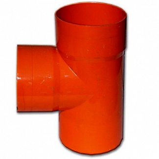 Тройник для двустенных труб,90°, полипропилен, д.63 мм (упак. 1шт.) ( DKC код: 020063 ) фото
