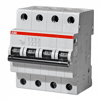 Автоматический выключатель ABB SH204L 4-полюсный 25А (тип С) 4,5kA 2CDS244001R0254 фото
