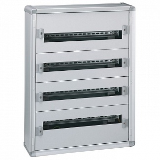 Распределительный шкаф с металлическим корпусом XL³ 160 - для модульного оборудования - 4 рейки - 75 ( Legrand код: 020004 ) фото