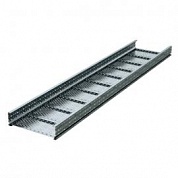 Лоток листовой 200x500, лонжерон 1,5 мм, L 6 м, цинк-ламель (упак. 6м) ( DKC код: USM625ZL ) фото