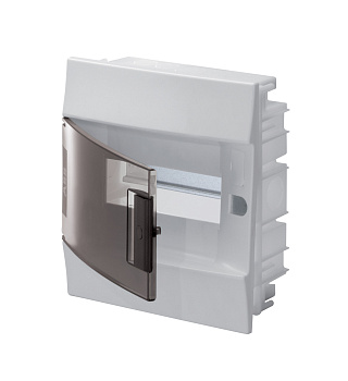 Бокс встраиваемый Mistral41 8М пластиковый, прозрачная дверь, c клеммным блоком IP41 1SLM004101A2202 фото