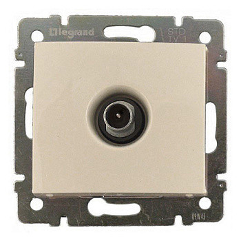 ТВ розетка - Valena - оконечная - 10 дБ - 2400 МГц - слоновая кость - арт. 774330 фото