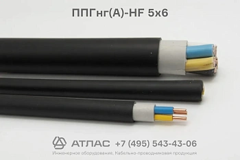 Кабель силовой ППГнг(А)-HF 5х6