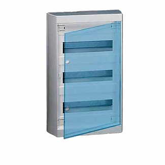 Накладной распределительный щит Nedbox - с прозрачной дверью - 3 рейки х 12 (+1) модулей ( Legrand код: 601248 ) фото