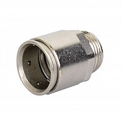 Муфта труба-коробка д.50мм, IP66/IP67, М50х1,5, никелированная латунь (упак. 5шт) ( DKC код: 6111-A50 ) фото