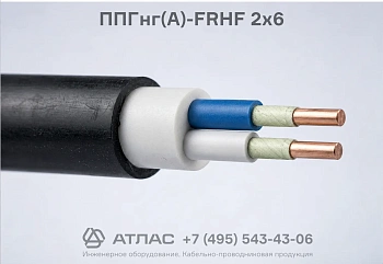 Кабель силовой ППГнг(А)-FRHF 2х6
